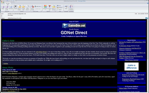 GDNet Behind the Scenes: GDNet Direct